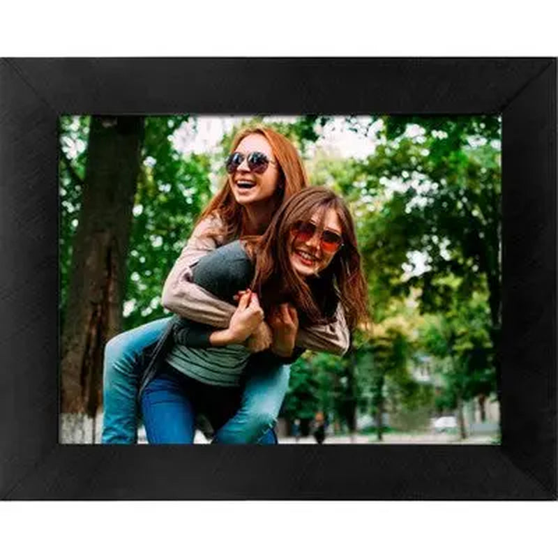 Polaroid 8" WiFi Digital Photo Frame - Sleek Black Metal Design